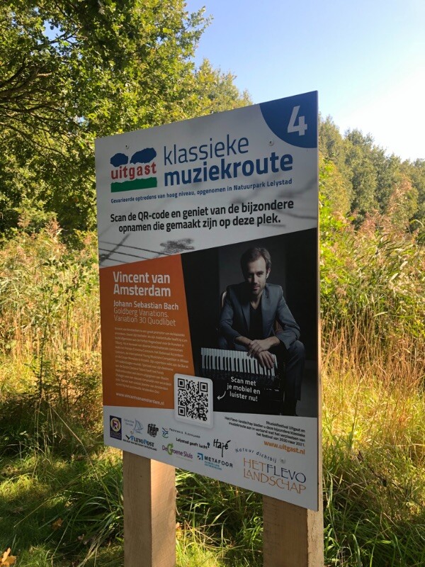 Klassieke muziekroutebord 4 Uitgast 2020