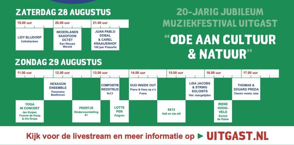 Programma UITGAST Livestream 
